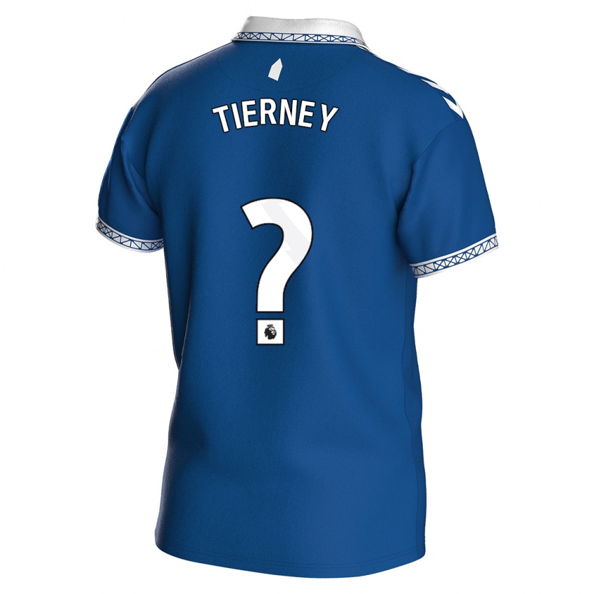 Criança Camisola Jack Tierney #0 Azul Real Principal 2023/24 Camisa Brasil