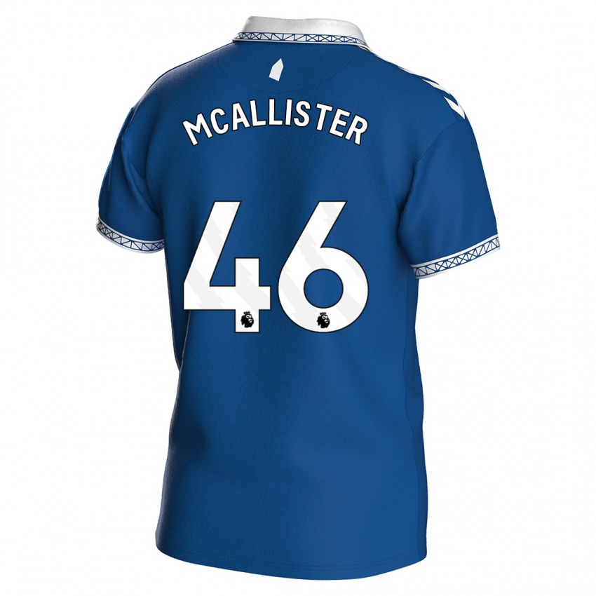 Criança Camisola Sean Mcallister #46 Azul Real Principal 2023/24 Camisa Brasil