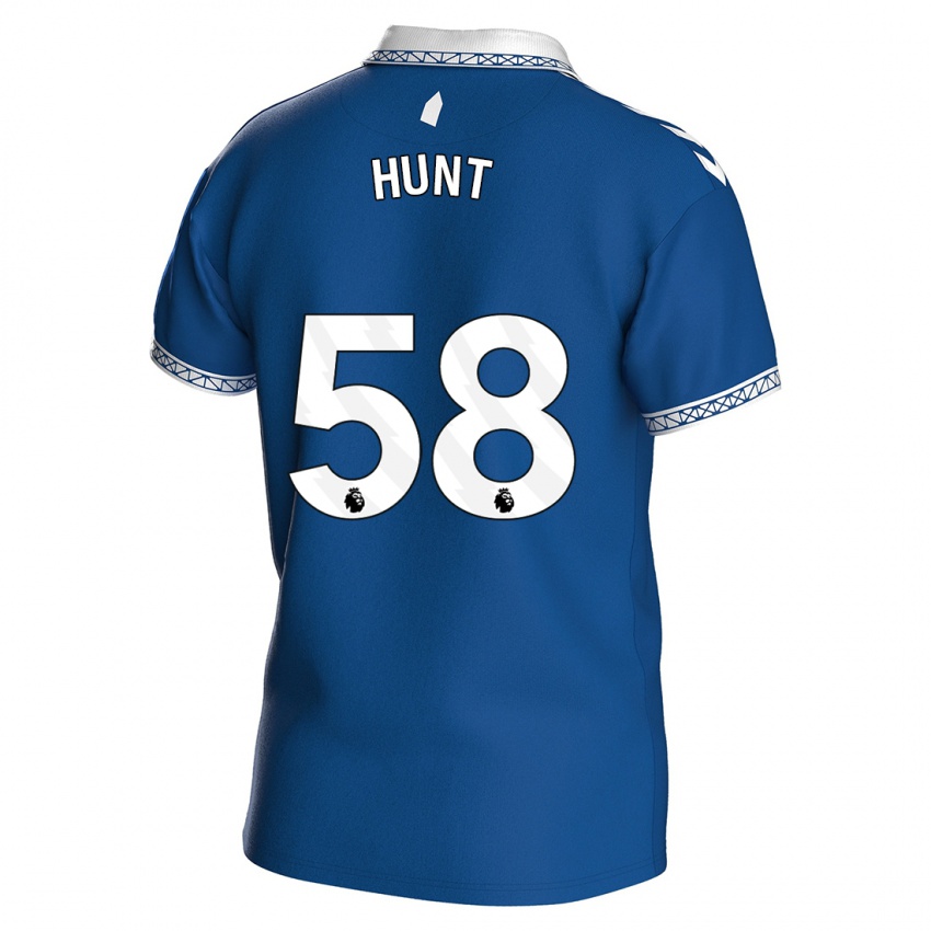 Criança Camisola Mackenzie Hunt #58 Azul Real Principal 2023/24 Camisa Brasil