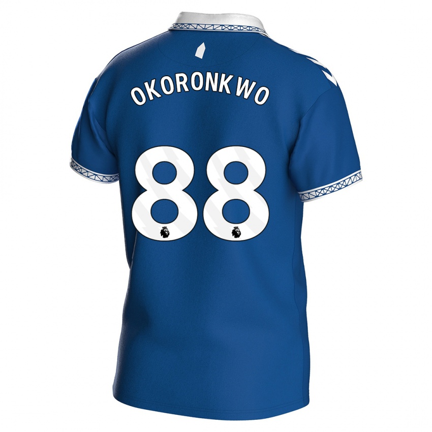Criança Camisola Francis Okoronkwo #88 Azul Real Principal 2023/24 Camisa Brasil