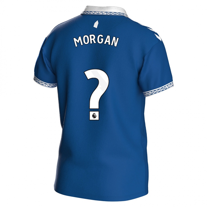 Criança Camisola George Morgan #0 Azul Real Principal 2023/24 Camisa Brasil