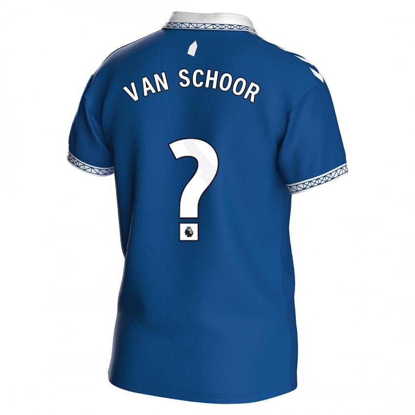 Criança Camisola Joshua Van Schoor #0 Azul Real Principal 2023/24 Camisa Brasil