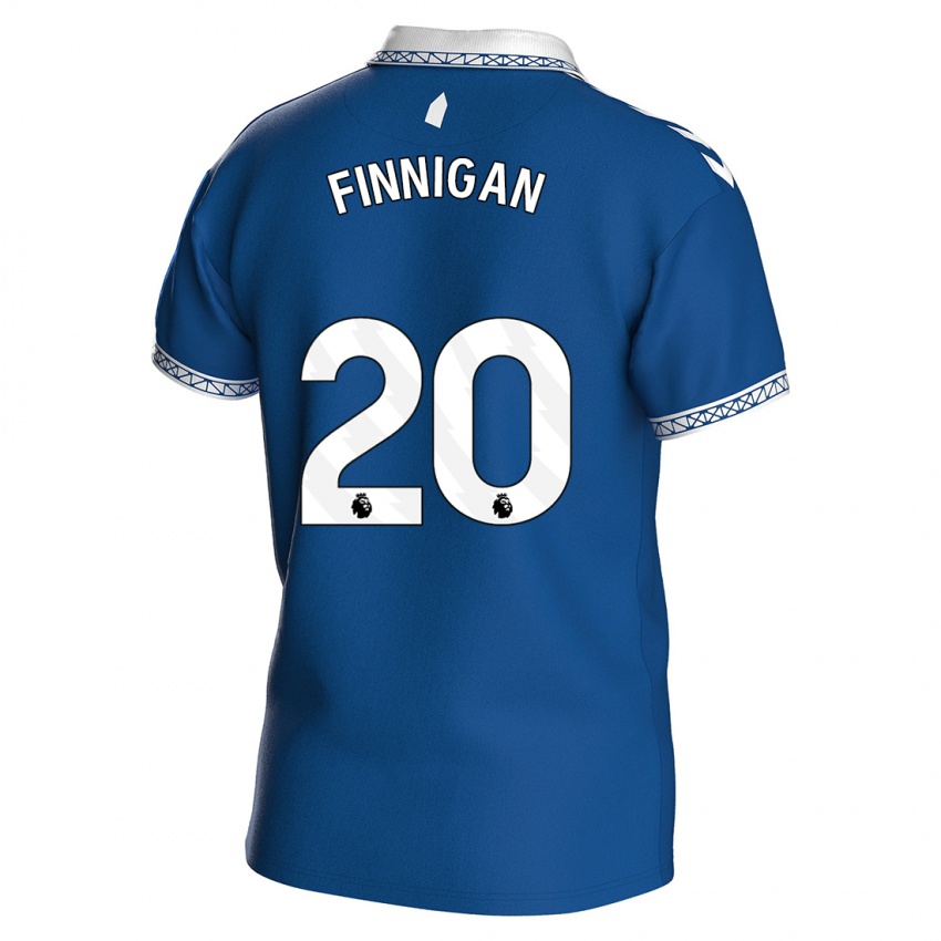 Criança Camisola Megan Finnigan #20 Azul Real Principal 2023/24 Camisa Brasil