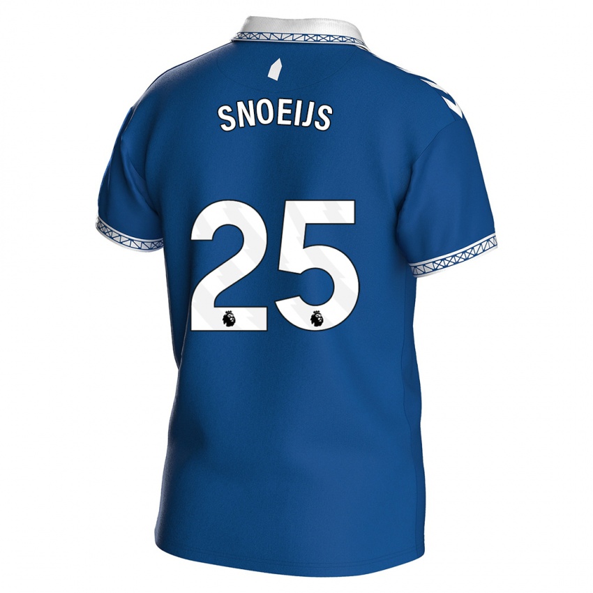 Criança Camisola Katja Snoeijs #25 Azul Real Principal 2023/24 Camisa Brasil