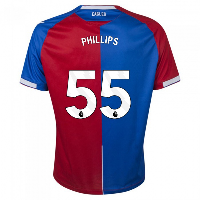 Criança Camisola Killian Phillips #55 Vermelho Azul Principal 2023/24 Camisa Brasil