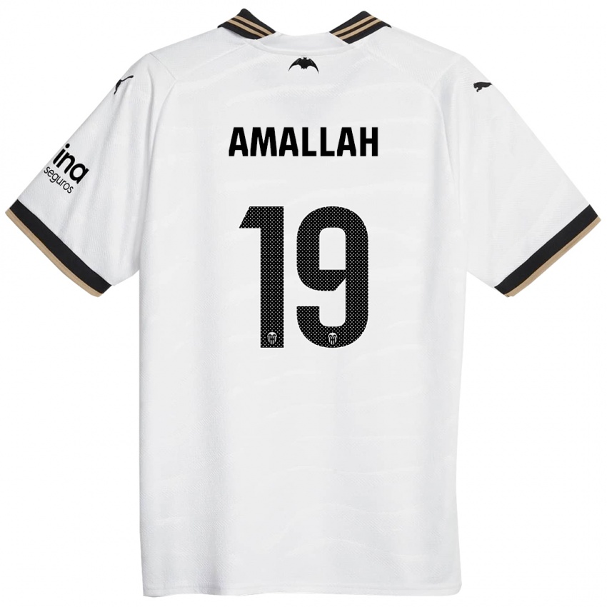 Criança Camisola Selim Amallah #19 Branco Principal 2023/24 Camisa Brasil