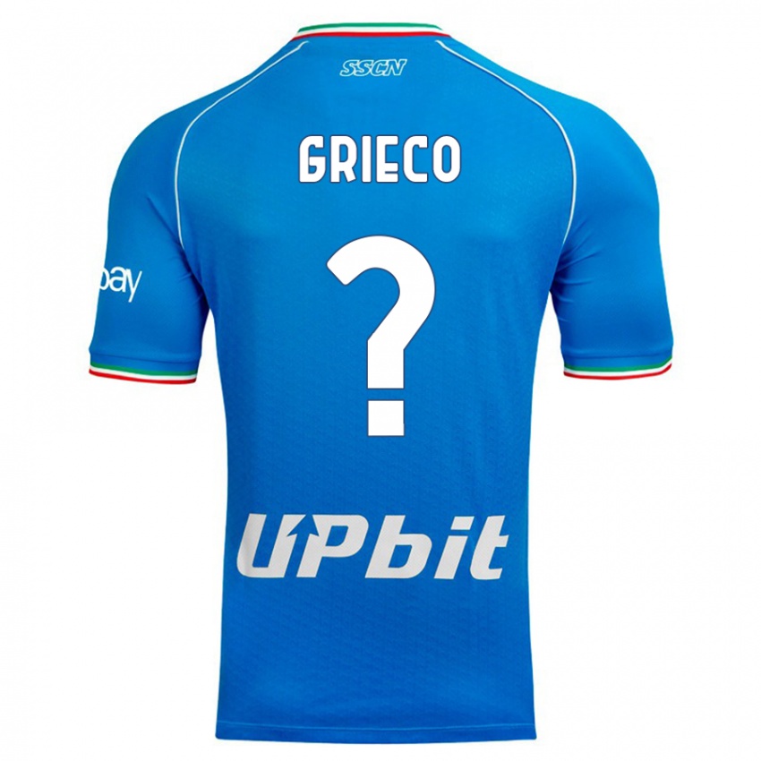 Criança Camisola Alessandro Grieco #0 Céu Azul Principal 2023/24 Camisa Brasil