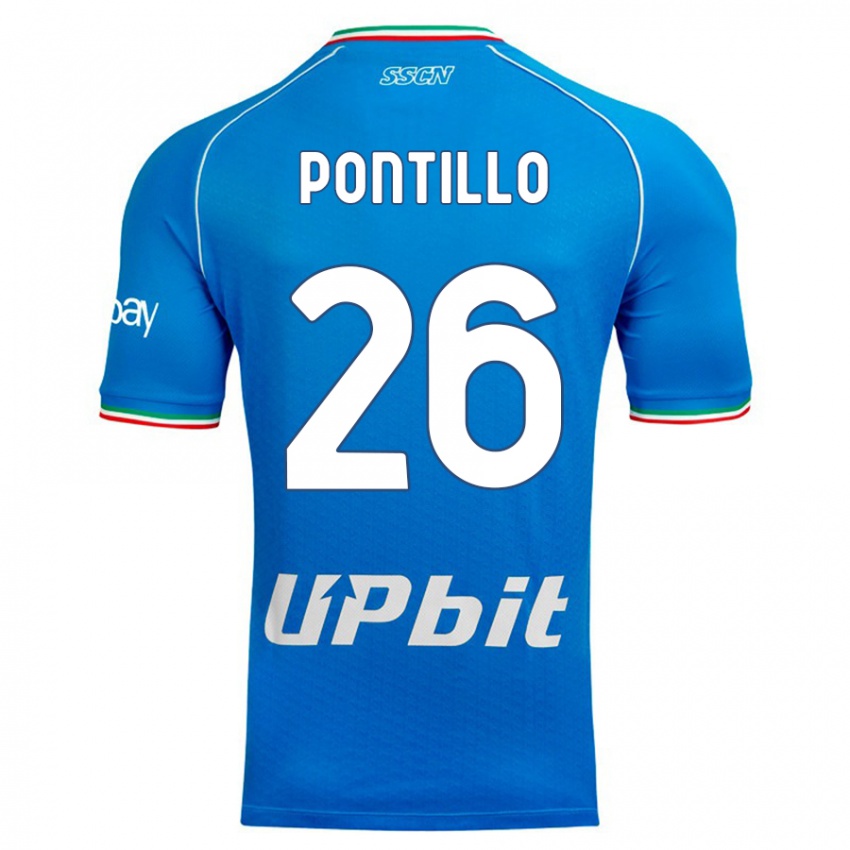 Criança Camisola Pasquale Pontillo #26 Céu Azul Principal 2023/24 Camisa Brasil