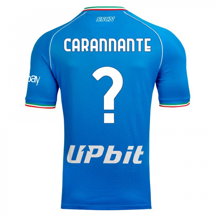 Criança Camisola Lorenzo Carannante #0 Céu Azul Principal 2023/24 Camisa Brasil