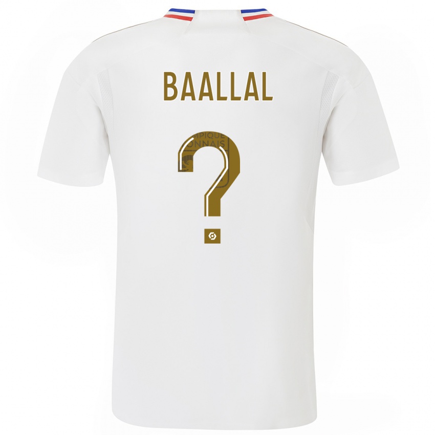 Criança Camisola Abdellah Baallal #0 Branco Principal 2023/24 Camisa Brasil