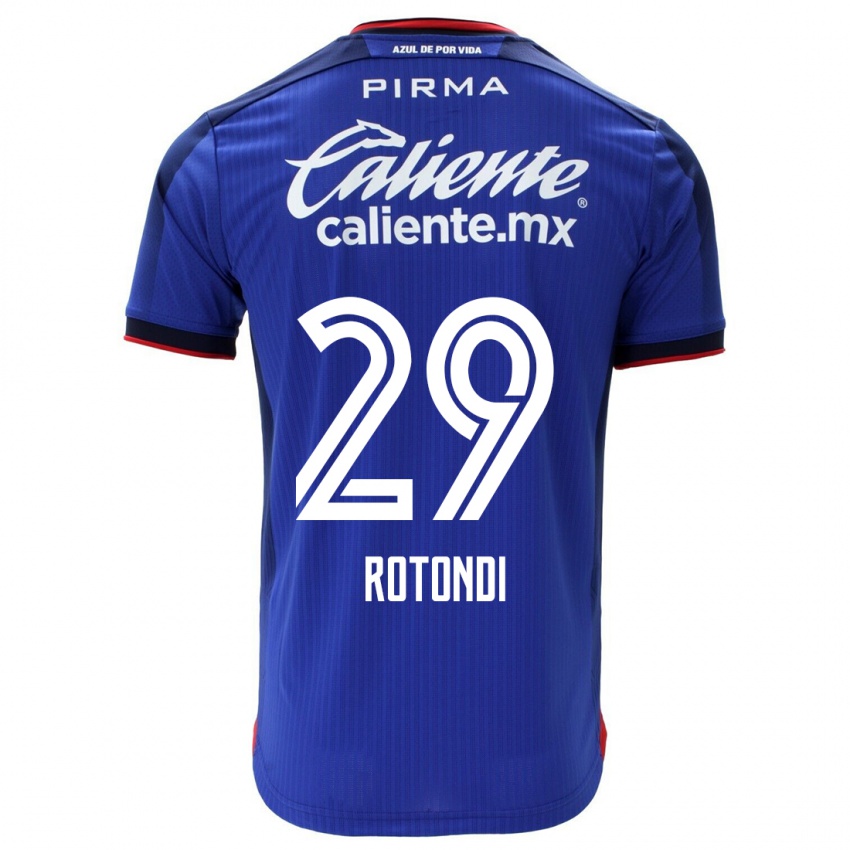 Criança Camisola Carlos Rotondi #29 Azul Principal 2023/24 Camisa Brasil