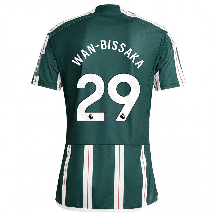 Criança Camisola Aaron Wan-Bissaka #29 Verde Escuro Alternativa 2023/24 Camisa Brasil