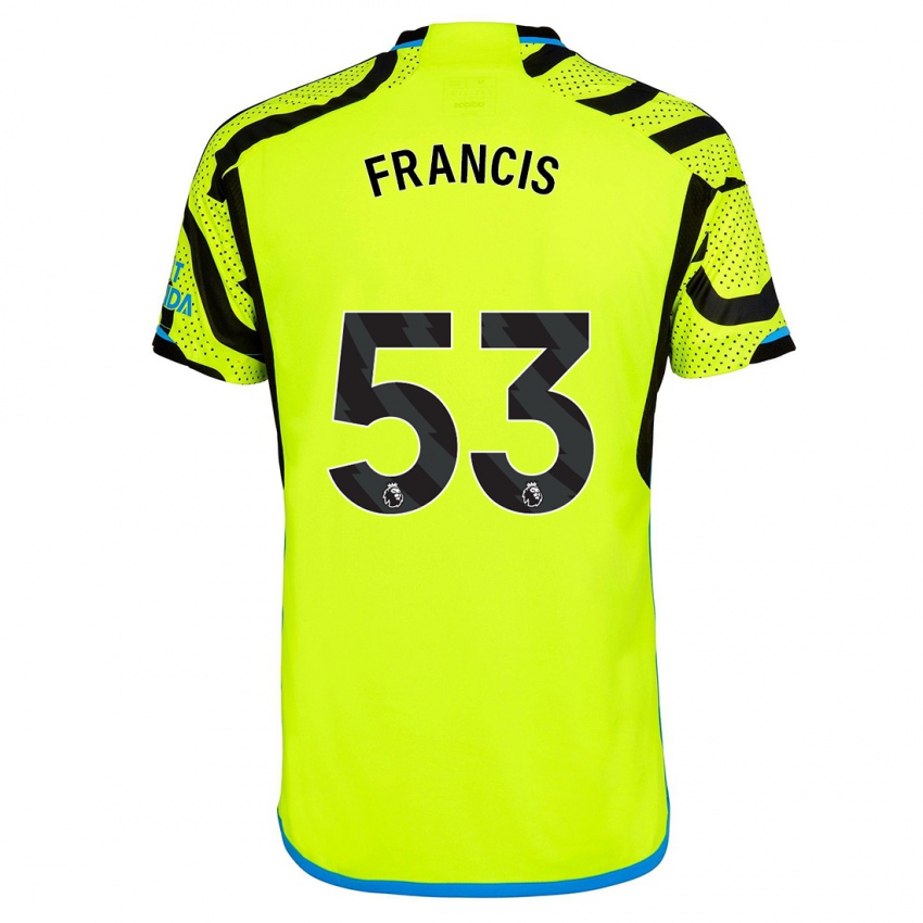 Criança Camisola Jack Henry Francis #53 Amarelo Alternativa 2023/24 Camisa Brasil