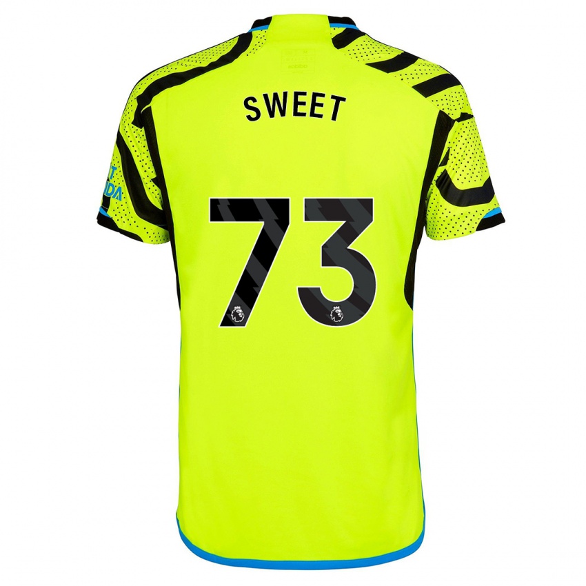 Criança Camisola James Sweet #73 Amarelo Alternativa 2023/24 Camisa Brasil