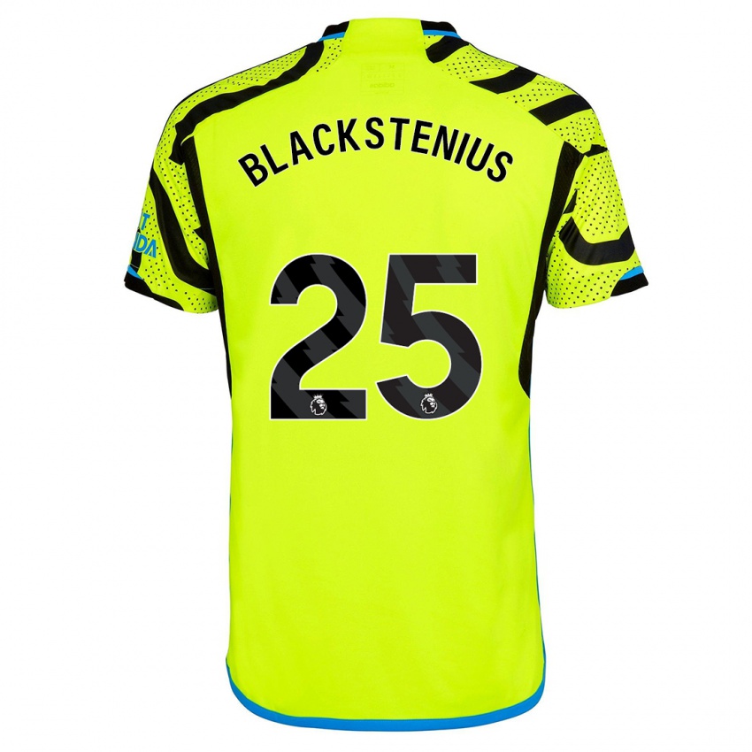 Criança Camisola Stina Blackstenius #25 Amarelo Alternativa 2023/24 Camisa Brasil