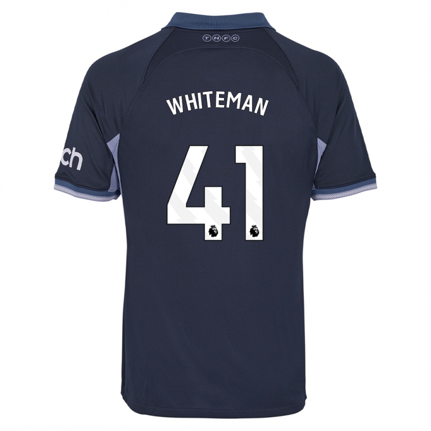 Criança Camisola Alfie Whiteman #41 Azul Escuro Alternativa 2023/24 Camisa Brasil