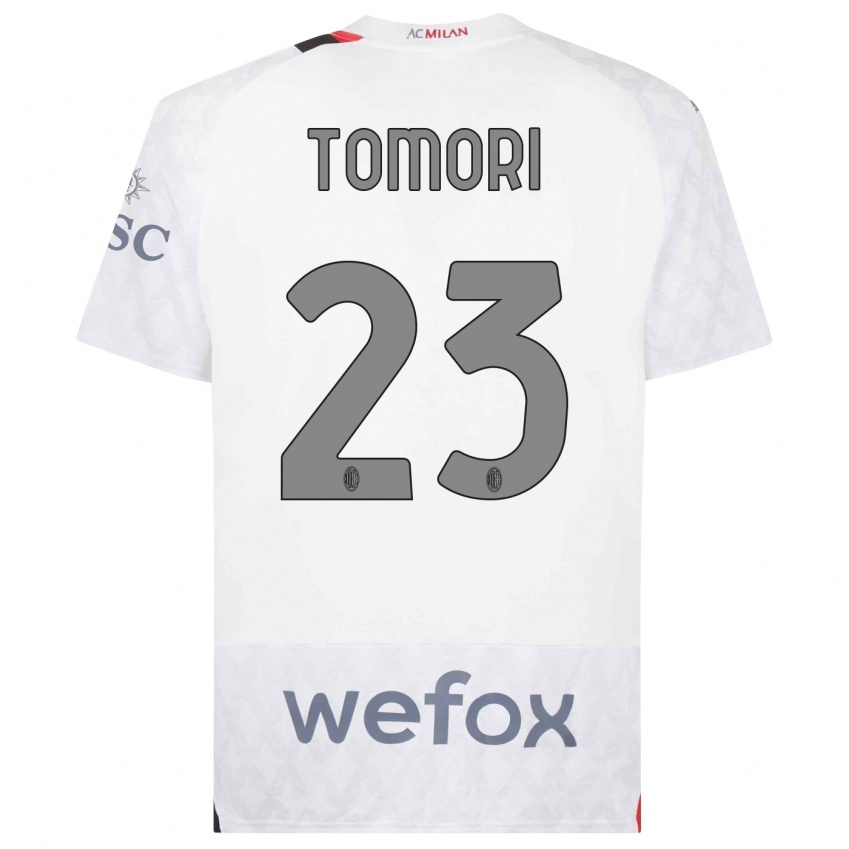 Criança Camisola Fikayo Tomori #23 Branco Alternativa 2023/24 Camisa Brasil