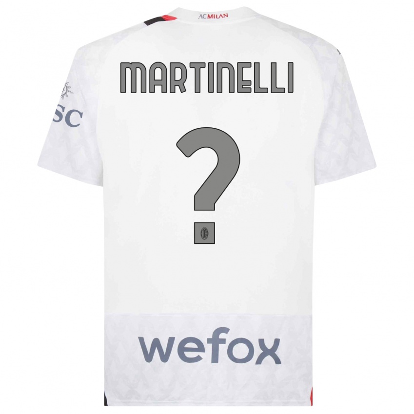 Criança Camisola Riccardo Martinelli #0 Branco Alternativa 2023/24 Camisa Brasil