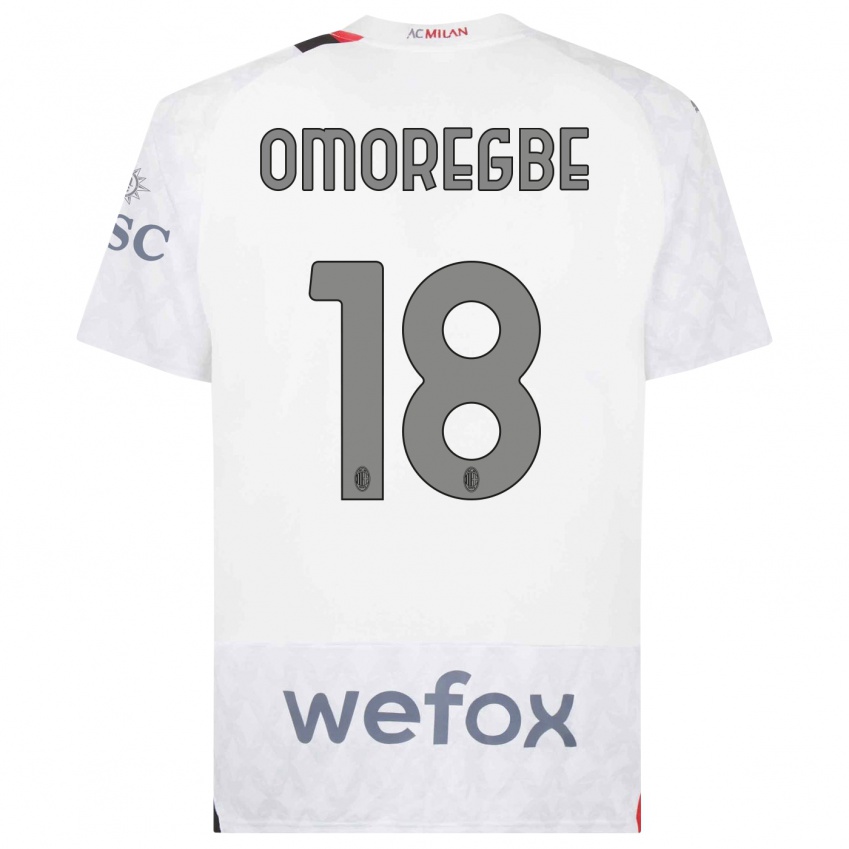 Criança Camisola Bob Murphy Omoregbe #18 Branco Alternativa 2023/24 Camisa Brasil