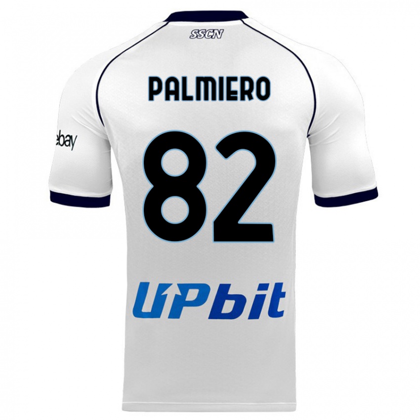 Criança Camisola Luca Palmiero #82 Branco Alternativa 2023/24 Camisa Brasil