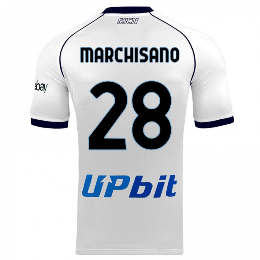 Criança Camisola Matteo Marchisano #28 Branco Alternativa 2023/24 Camisa Brasil