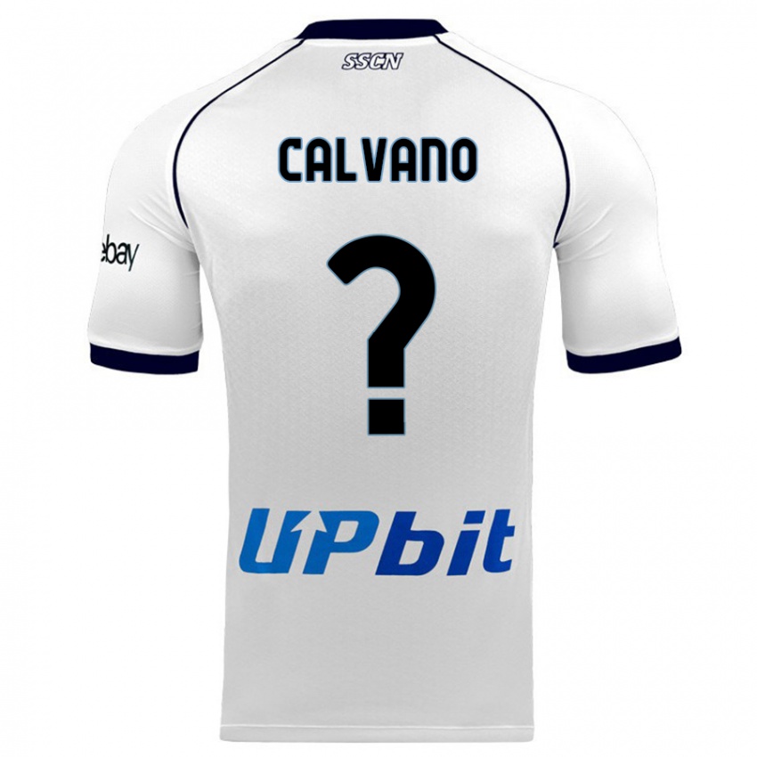 Criança Camisola Giovanni Calvano #0 Branco Alternativa 2023/24 Camisa Brasil