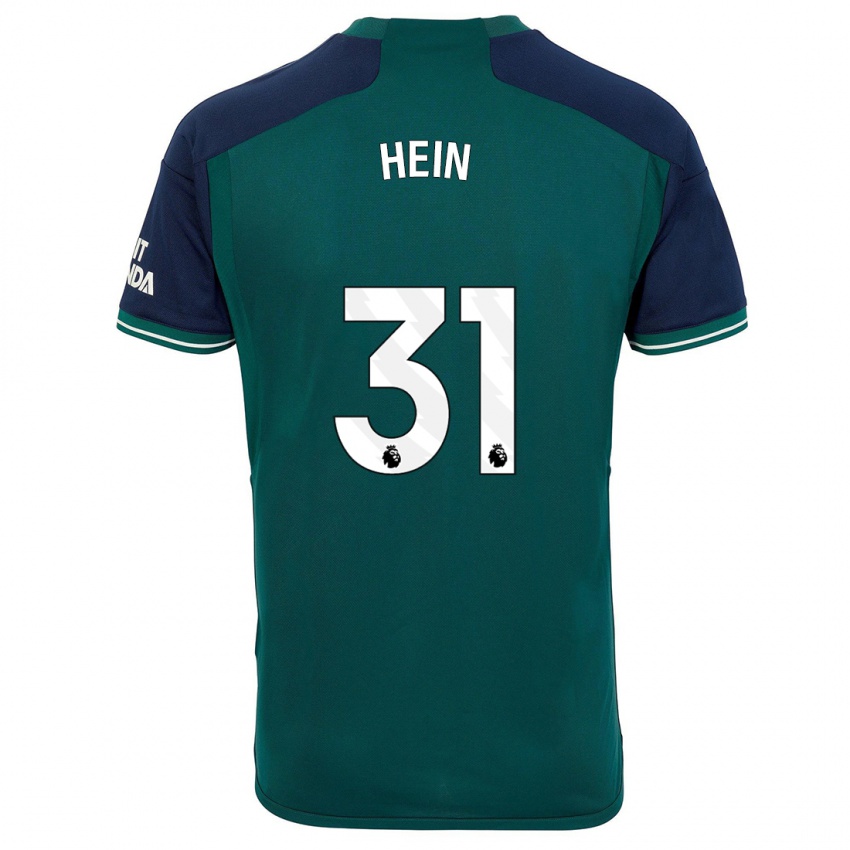 Criança Camisola Karl Hein #31 Verde Terceiro 2023/24 Camisa Brasil
