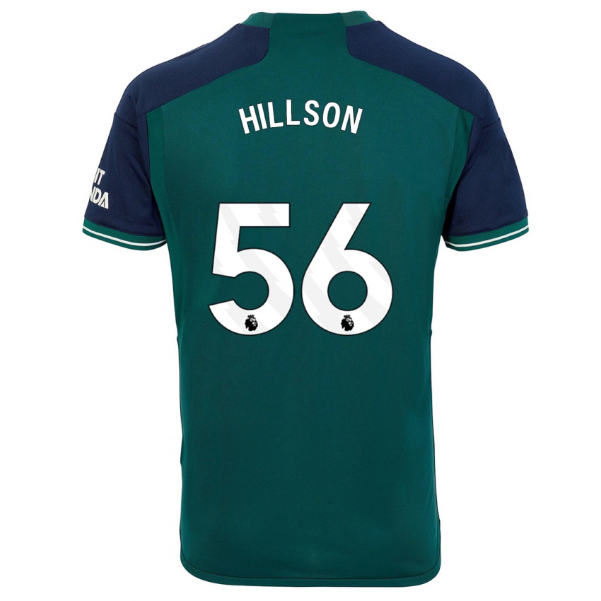Criança Camisola James Hillson #56 Verde Terceiro 2023/24 Camisa Brasil