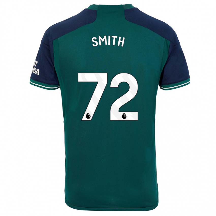 Criança Camisola Matt Smith #72 Verde Terceiro 2023/24 Camisa Brasil