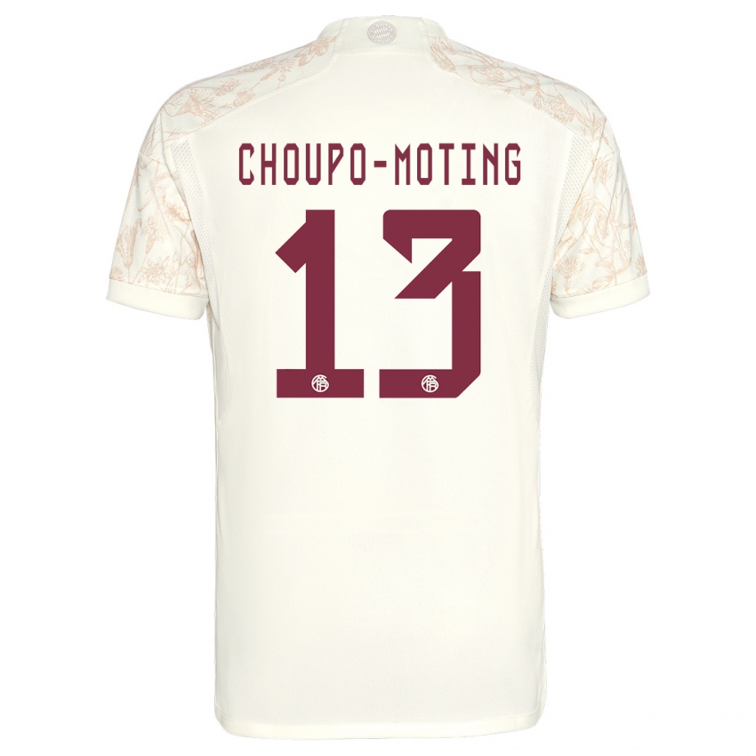 Criança Camisola Eric Maxim Choupo-Moting #13 Off White Terceiro 2023/24 Camisa Brasil
