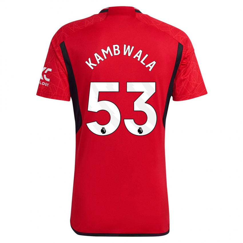 Homem Camisola Willy Kambwala #53 Vermelho Principal 2023/24 Camisa Brasil