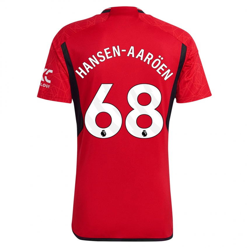 Homem Camisola Isak Hansen-Aaröen #68 Vermelho Principal 2023/24 Camisa Brasil