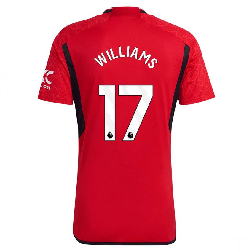 Homem Camisola Rachel Williams #17 Vermelho Principal 2023/24 Camisa Brasil