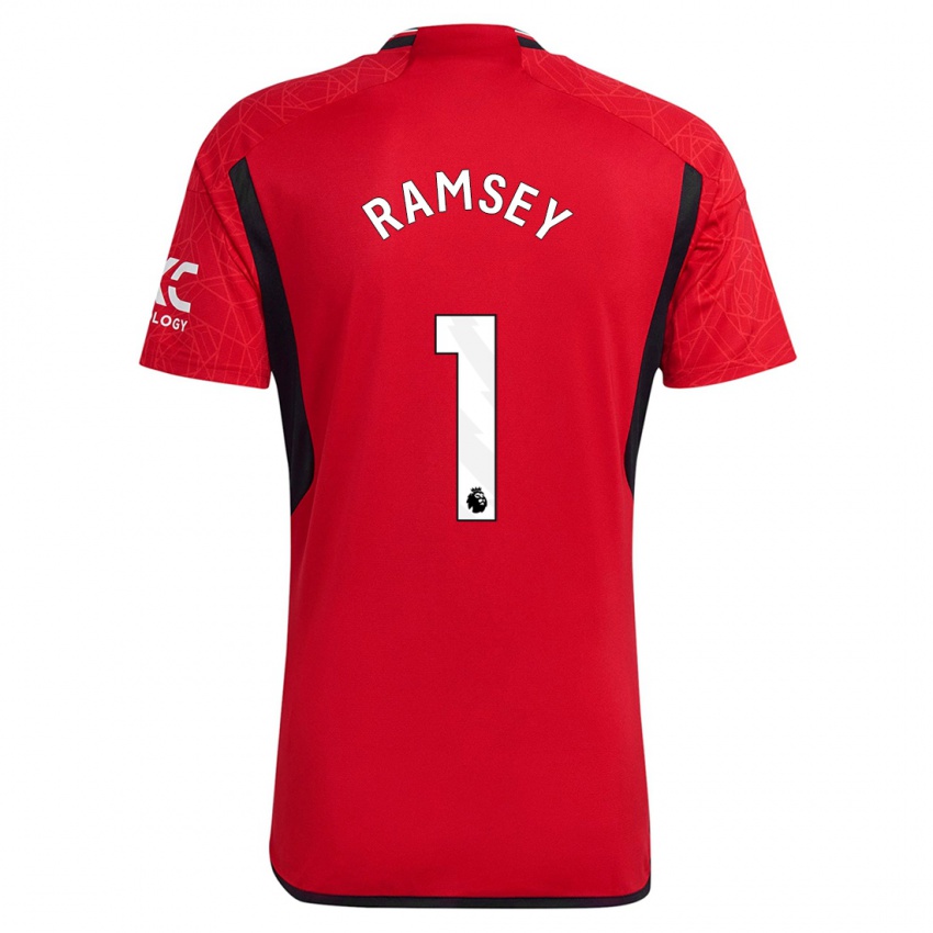 Homem Camisola Emily Ramsey #1 Vermelho Principal 2023/24 Camisa Brasil
