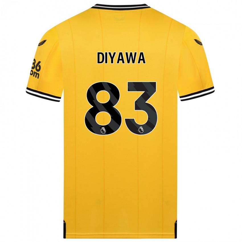 Homem Camisola Aaron Keto Diyawa #83 Amarelo Principal 2023/24 Camisa Brasil