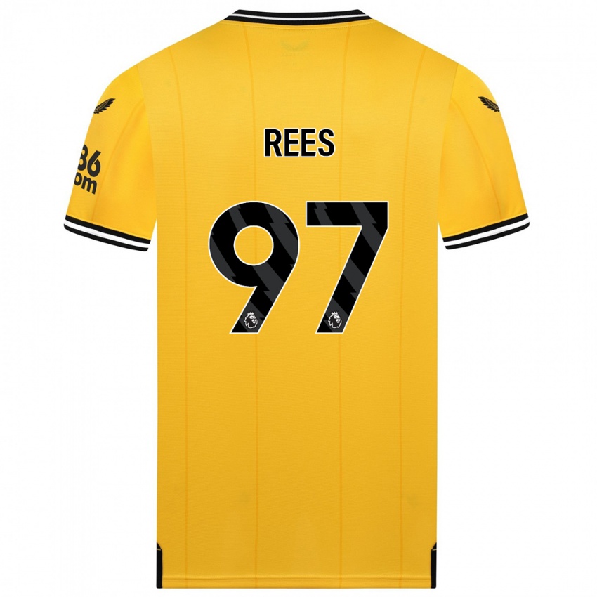 Homem Camisola Mason Rees #97 Amarelo Principal 2023/24 Camisa Brasil