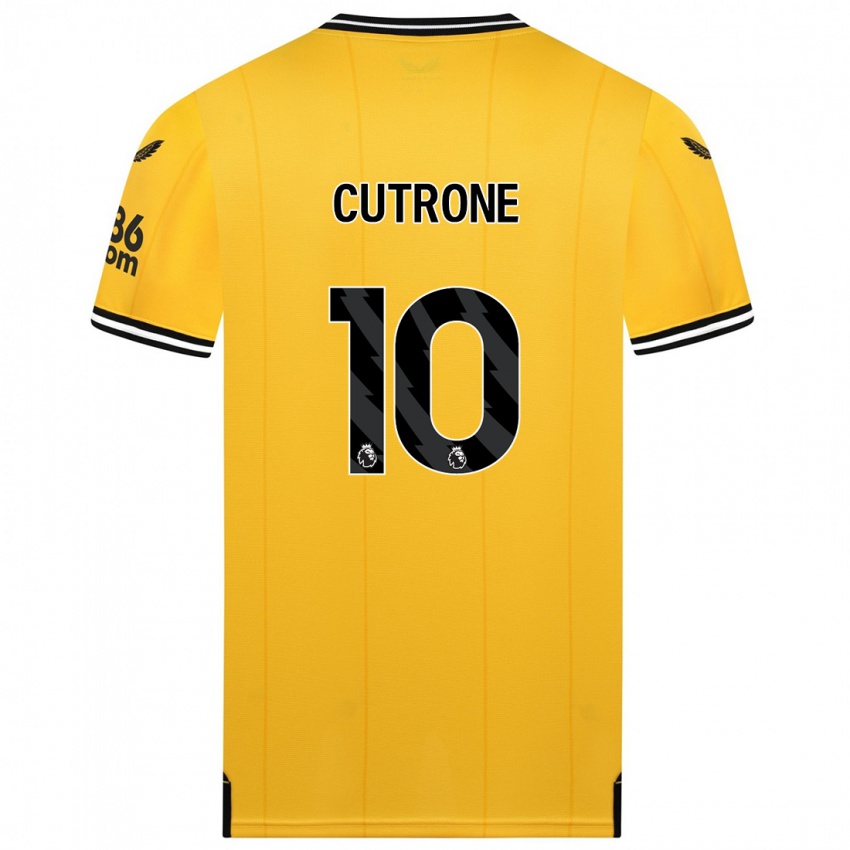 Homem Camisola Patrick Cutrone #10 Amarelo Principal 2023/24 Camisa Brasil