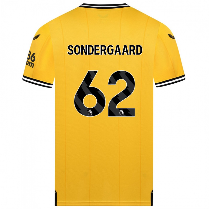 Homem Camisola Andreas Sondergaard #62 Amarelo Principal 2023/24 Camisa Brasil
