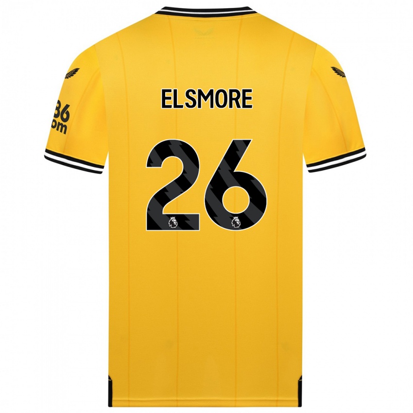 Homem Camisola Ria Elsmore #26 Amarelo Principal 2023/24 Camisa Brasil