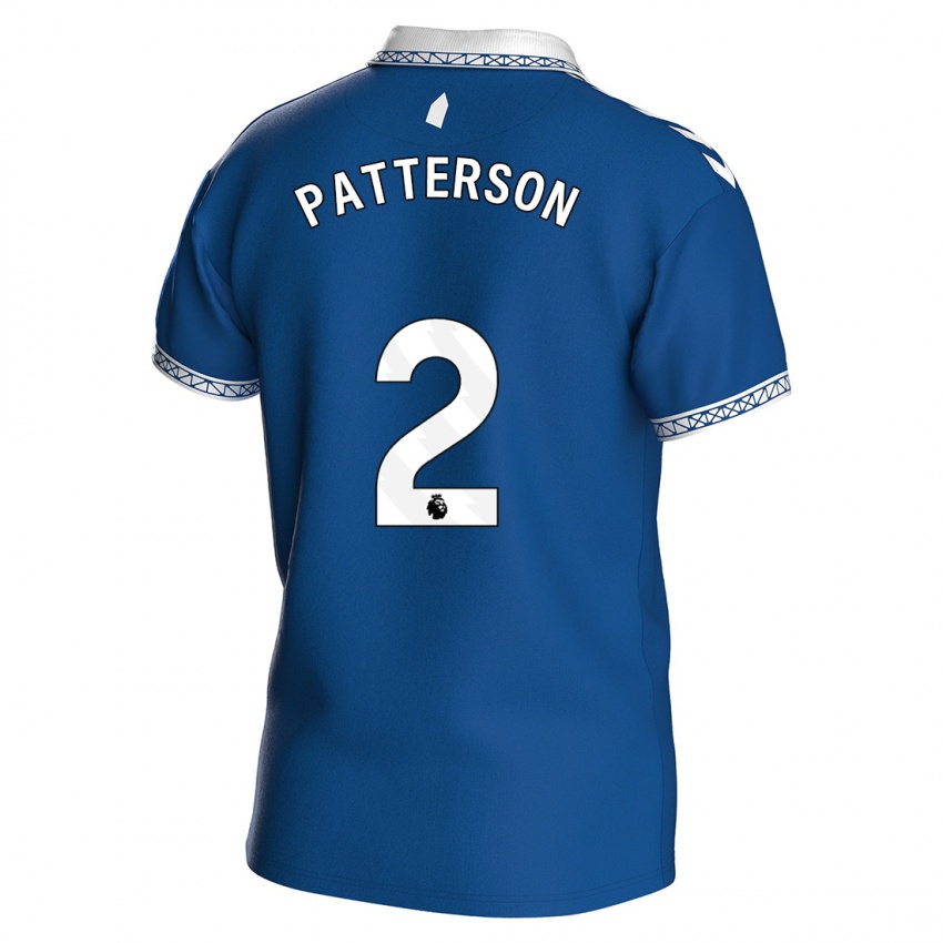 Homem Camisola Nathan Patterson #2 Azul Real Principal 2023/24 Camisa Brasil