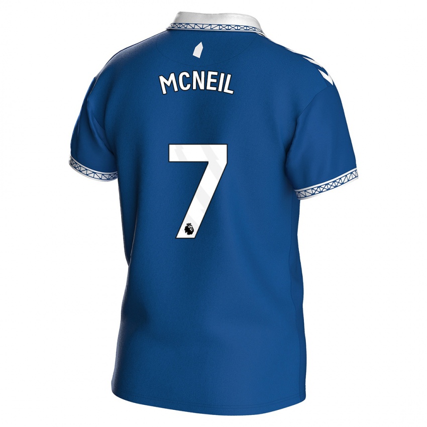 Homem Camisola Dwight Mcneil #7 Azul Real Principal 2023/24 Camisa Brasil