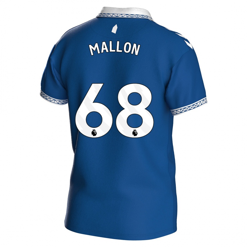 Homem Camisola Mathew Mallon #68 Azul Real Principal 2023/24 Camisa Brasil