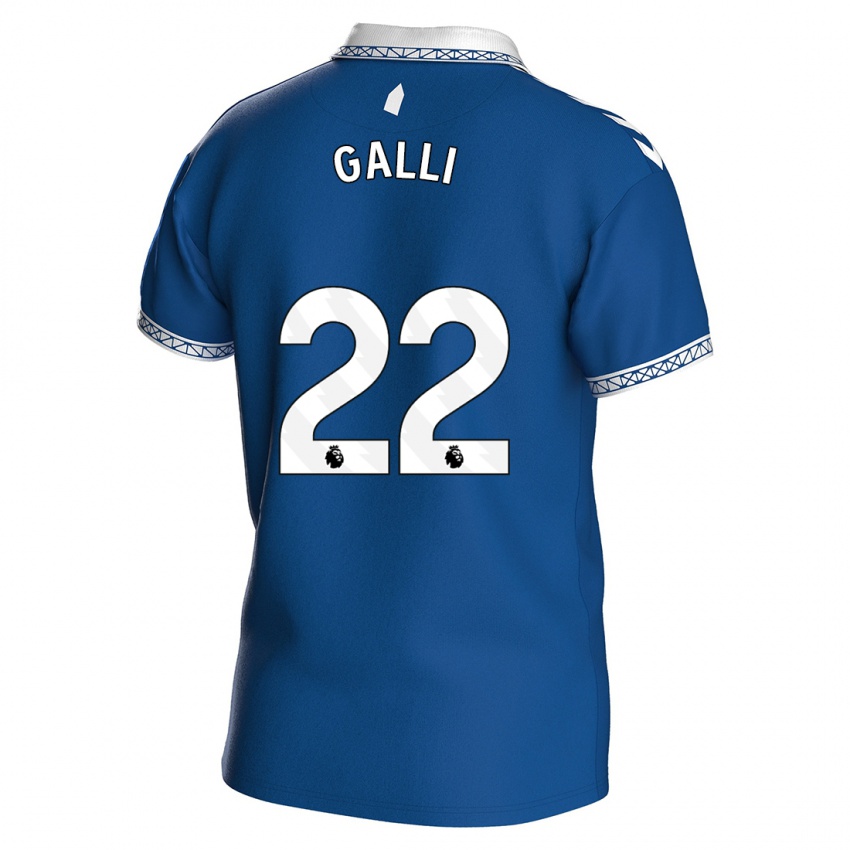 Homem Camisola Aurora Galli #22 Azul Real Principal 2023/24 Camisa Brasil