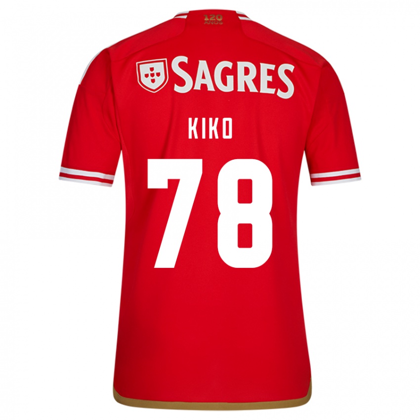 Homem Camisola Kiko #78 Vermelho Principal 2023/24 Camisa Brasil