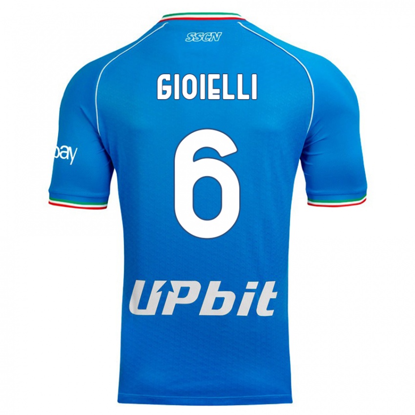 Homem Camisola Francesco Gioielli #6 Céu Azul Principal 2023/24 Camisa Brasil
