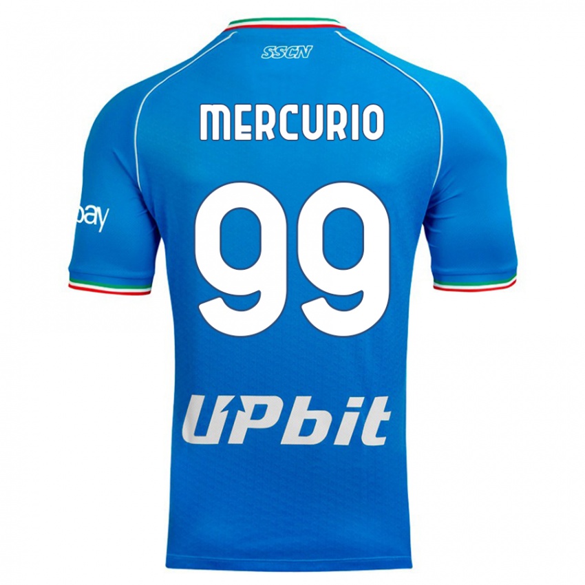 Homem Camisola Giovanni Mercurio #99 Céu Azul Principal 2023/24 Camisa Brasil