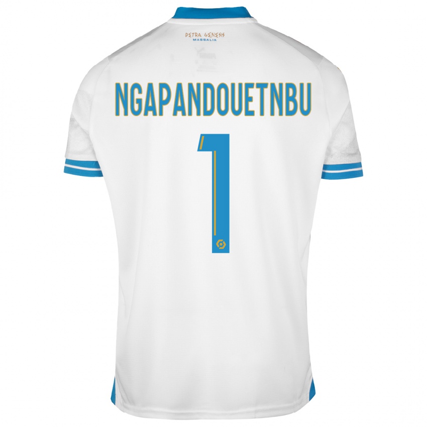 Homem Camisola Simon Ngapandouetnbu #1 Branco Principal 2023/24 Camisa Brasil