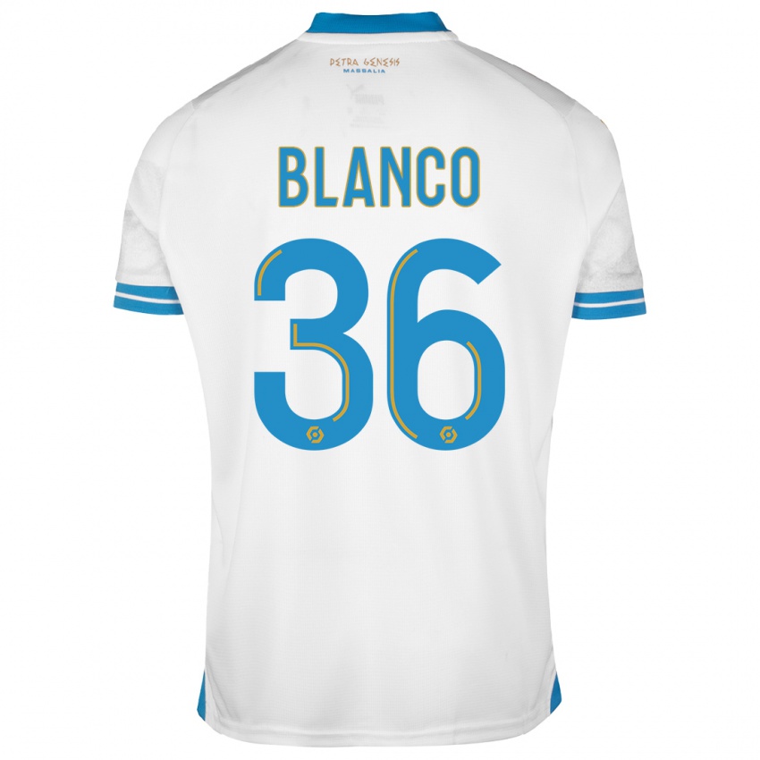 Homem Camisola Ruben Blanco #36 Branco Principal 2023/24 Camisa Brasil