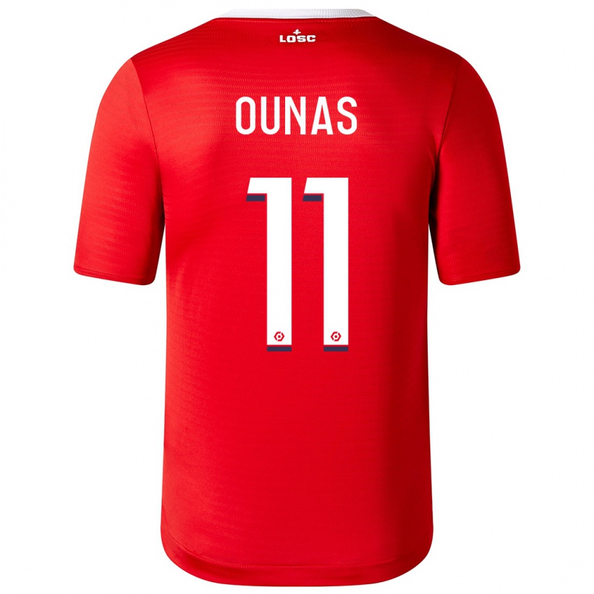 Homem Camisola Adam Ounas #11 Vermelho Principal 2023/24 Camisa Brasil