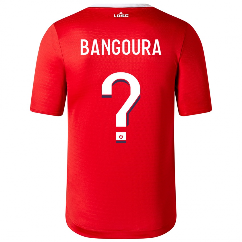 Homem Camisola Abdoulaye Zakha Bangoura #0 Vermelho Principal 2023/24 Camisa Brasil